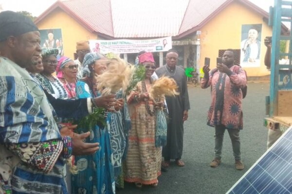 Agrandir l'image - Electrification solaire de Bazou Electrification solaire de Bazou