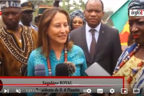Agrandir l'image - Revue de presse TV suite à la visite de Madame Ségolène Royal au Cameroun du 12 au 15 mars 2025 Revue de presse TV suite à la visite de Madame Ségolène Royal au Cameroun du 12 au 15 mars 2025